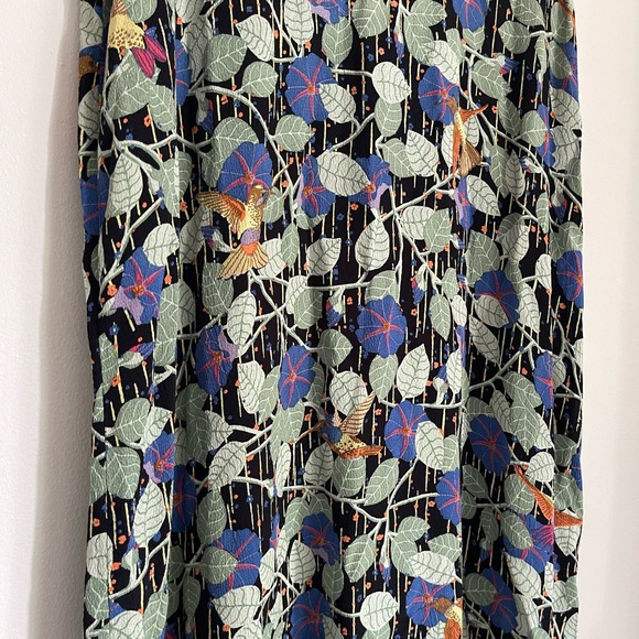 Vintage 90s Botanical Mini Dress - Picture 5 of 6
